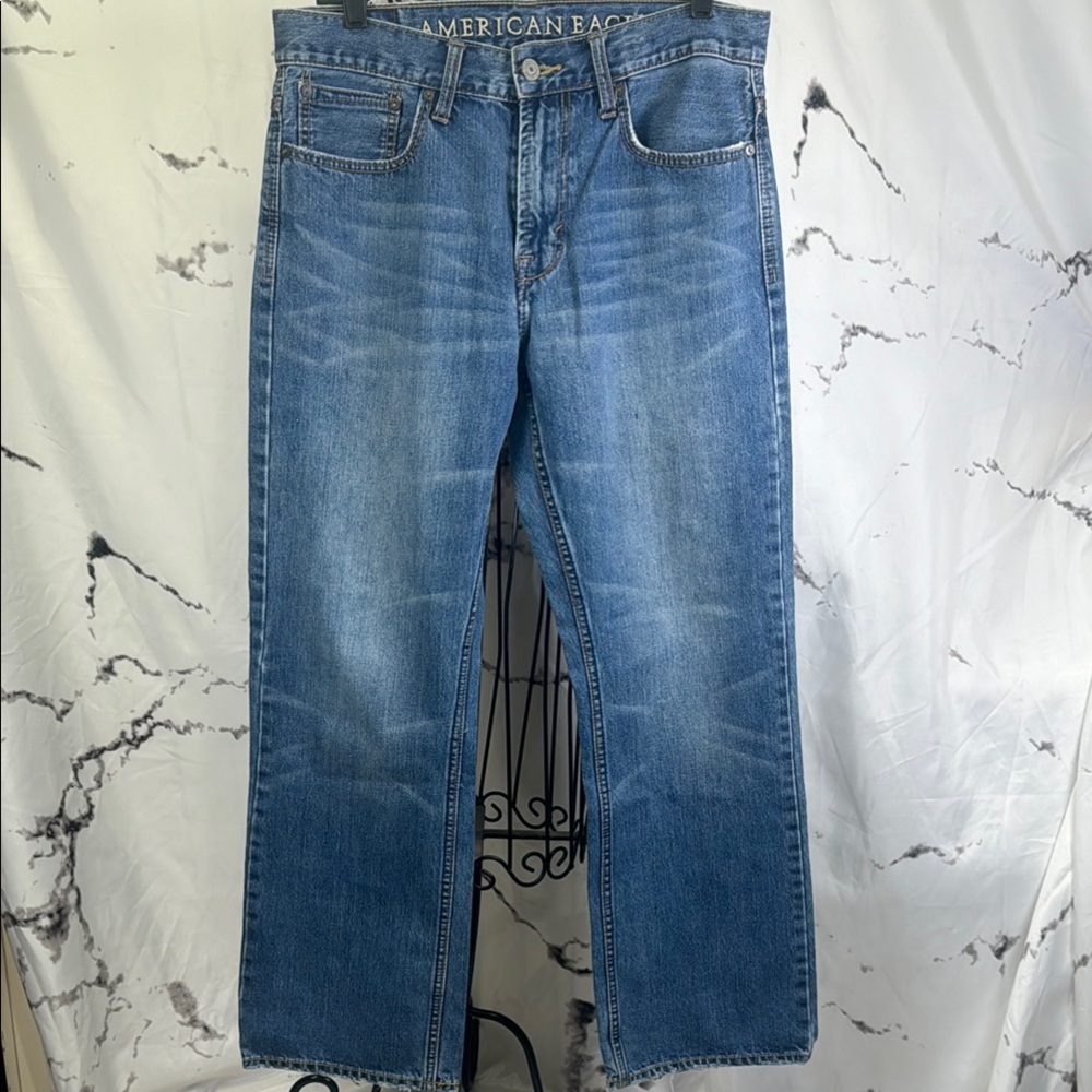 American Eagle Outfitters Denim Jeans Bootcut Straight Medium Wash
